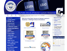 Tablet Screenshot of clkschools.org